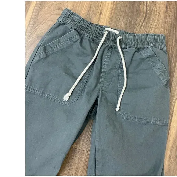 Women Pact Daily Twill drawstring organic cotton grey pants, XS - Picture 2 of 4